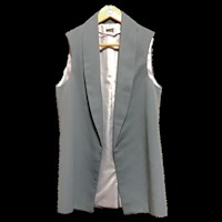 CHALECO TRENDY LE MAGNIFIQUE PARA MUJER - GRIS