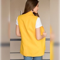 CHALECO TRENDY LE MAGNIFIQUE PARA MUJER - YELLOW