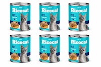 Ricocat Pate Sabor Sardina Pollo Adultos Lata 330Gr