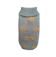 Chompa lana hipoalergénica perros y gatos talla 1 gris