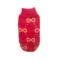 Chompa lana hipoalergénica perros y gatos talla 1 rojo