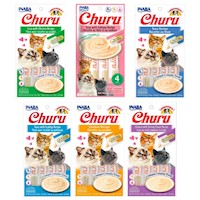 Churu Snack Húmedo para Gatos Pack Mix X 6
