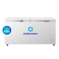 Congeladora Indurama Defrost 420L CI-420BL Blanco