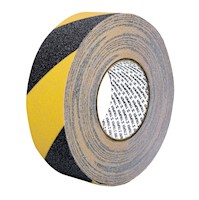 Rollo de 18 m de cinta antiderrapante ama/negra 50 mm con abrasivo