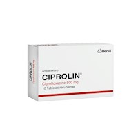 Ciprolin 500 mg Tabletas Recubiertas