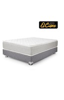 Cama El Cisne americana Element 2 plazas + 2 almohadas viscoelastica + protector