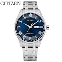 Reloj Citizen NH8360-80L Automatico Fecha Acero Inoxidable Dial Azul