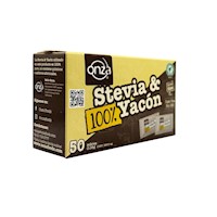 Stevia & Yacón Onza Caja 50 Sobres