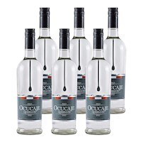 Pack x6 Pisco Gota Ocucaje Quebranta 700 ml