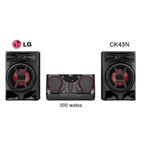 Minicomponente LG XBOOM CK43N 300W Multi Bluetooth Radio FM