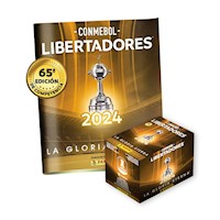 Copa Libertadores 2024, 1 álbum tapa blanda + 1 cajita