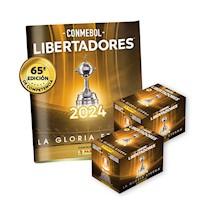 Copa Libertadores 2024, 1 álbum tapa blanda + 2 cajitas