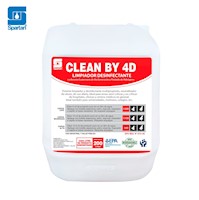CLEAN BY 4D LIMPIADOR DESINFECTANTE HOSPITALARIO X 5 LITROS