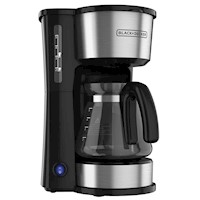 Cafetera 4 en 1 BLACK & DECKER CM0755S Plateado