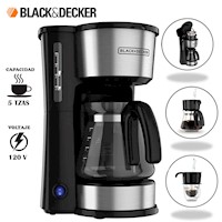 Cafetera 4 en 1 5Tzas Black & Decker CM0755S