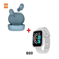 Audifono Xiaomi Essential - AZUL + Smart Watch D20 - BLANCO