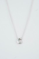 COLLAR INICIALES LETRA C PLATA 950