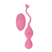 Vibrador Bala Heart Waves Principienates 10 modos USB Control Remoto
