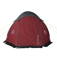 Carpa National Geographic Rockport III para 3 personas CNG308 Guinda