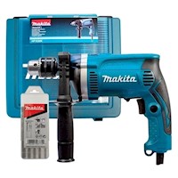 Taladro Percutor 1/2'' 710W HP1630K + Set de Brocas 5 Piezas Makita CO-HP1630K-1-0525
