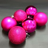 SET DE 12 BOLAS DE ARBOL DE NAVIDAD