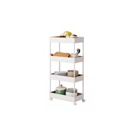 Estante Organizador con Ruedas Almacenamiento Cocina Baño