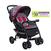 Coche Cuna YODIE 1142-1 Rojo