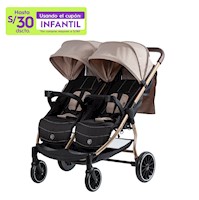 Coche Mellicero Ebaby- LEO Y LEA 2021-1 Beige