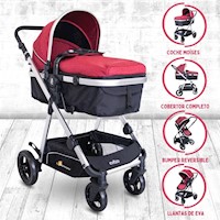 COCHE EVEZO Travel system «POLOC» RED