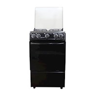 Cocina Imaco 4 Hornillas 20" Tapa de Vidrio Negro
