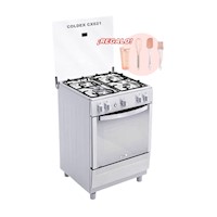 COCINA COLDEX CX621 INOX 4 HORNILLAS+REGALO SET DE REPOSTERIA CORAL BEHOME