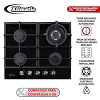 Cocina empotrable Klimatic Aosta 60