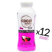 Pack x12 Bebida de Coco y Frutos Rojos