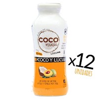Pack x12 Bebida de Coco y Lúcuma