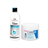 Shampo Uno + Cerave Crema Hidratante 340g