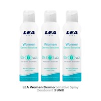 Lea Women Dermosensitive Spray Deodorant 3 Unid