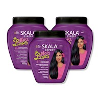 CREMA TRATAMIENTO CAPILAR MAIS LISOS 1000G - SKALA 3 UNID