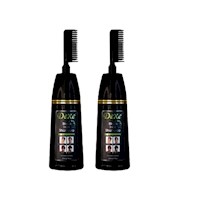 2 Shampoo Tinte Negro Versión Peine - Dexe 200ml