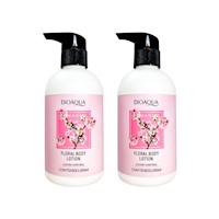 2 Loción Corporal Floral Romantico 260Ml - Bioaqua