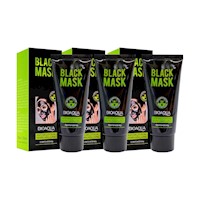 3 Mascarilla Facial Negra 60G - Bioaqua