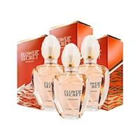 Perfume For Women Gvc.X 202 Flower Secret 100ml 3 Unidades