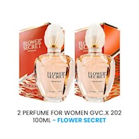 Perfume For Women Gvc.X 202 Flower Secret 100ml 2 Unidades