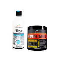 Shampoo uno + Máscara anabolizante - La brasiliana