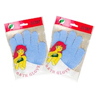 Guantes de baño Celeste - Flower Secret 1 par