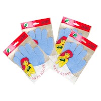 Guantes de baño Celeste - Flower Secret 2 pares