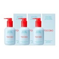 Calamine Pore Control Cleansing Oil - Tocobo 200ml 3 unidades