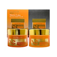 Vitamina C Plus Crema de Día y Crema de Noche 2Pc - Estelin 50g