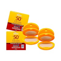 Bloqueador Block & Make Up SPF50+ Color 1 - Bahía 14.5g 2 unidades