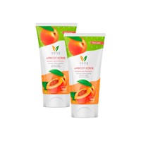 2 Exfoliante Natural Apricot Scrub 150gr c/u