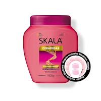 CREMA CERAMIDAS TRATAMIENTO CAPILAR 1KG SKALA + REGALO DIADEMA Y MUÑEQUERAS